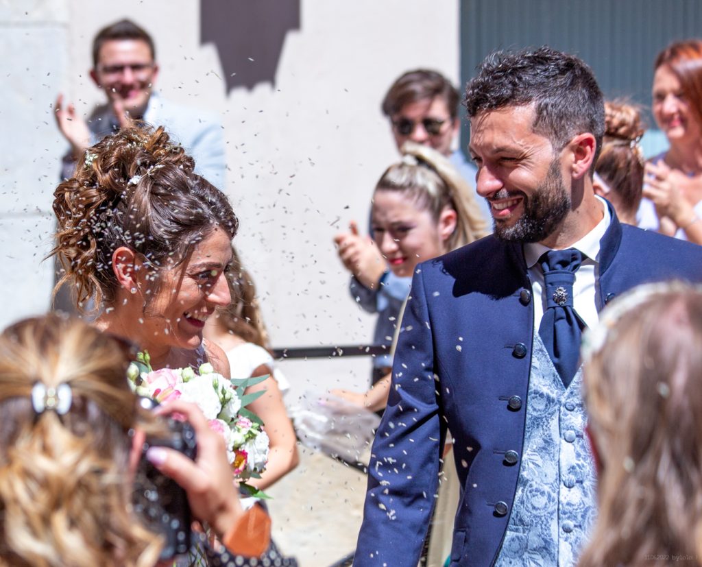 Couple fraichement marié